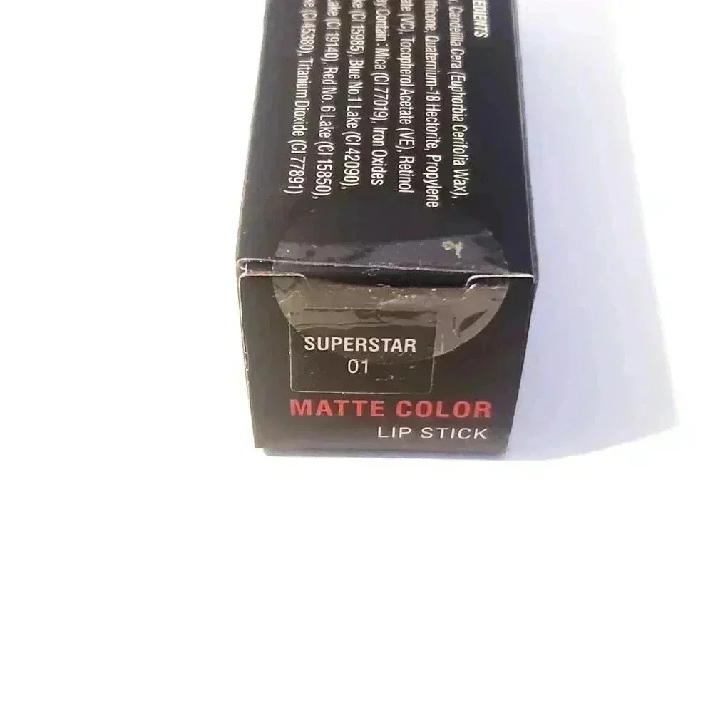 Lisi Cosmetics Matte Color‎ Lip Stick 01 Superstar NIB